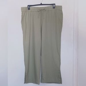 Naturals D&Co Split Leg Linen Pant